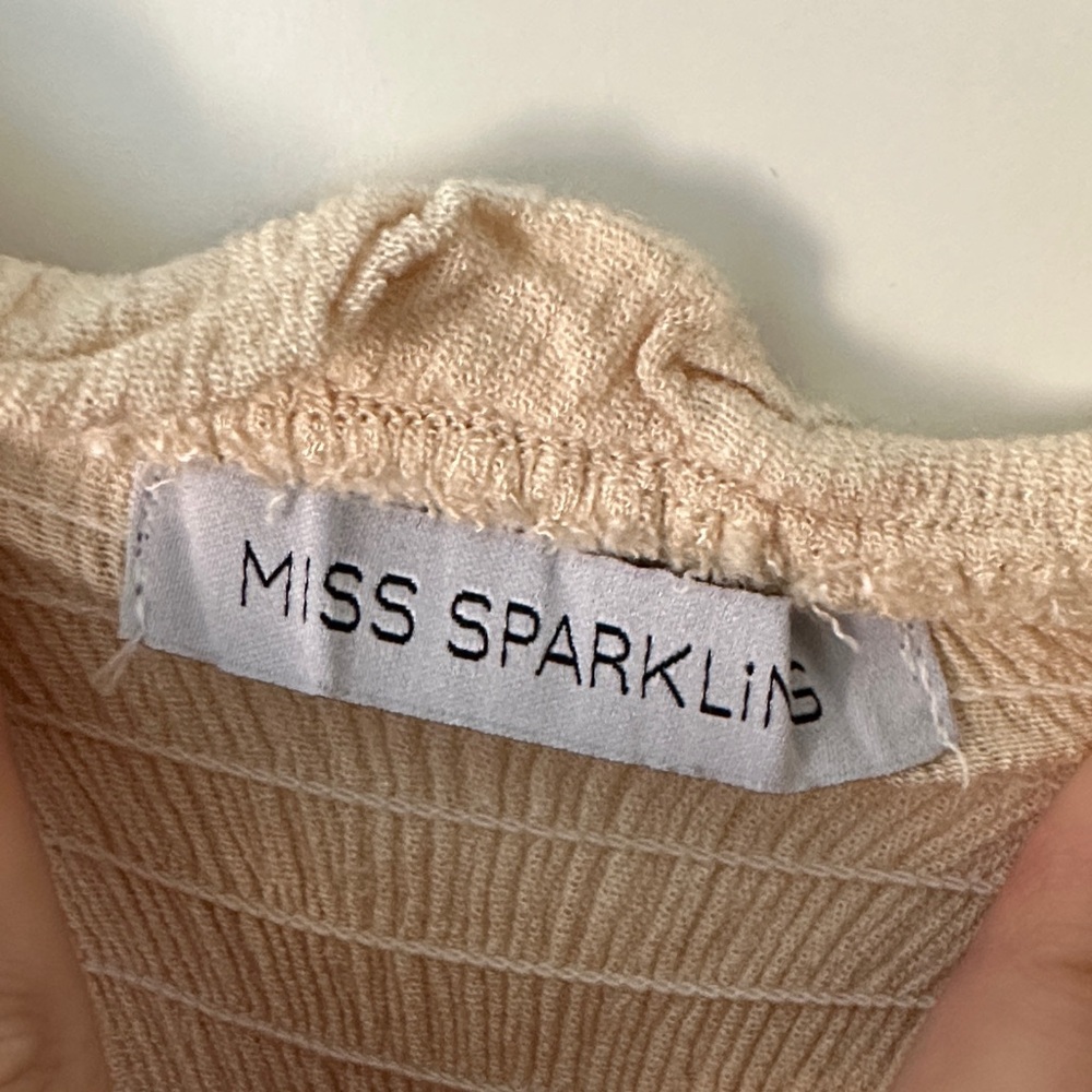 Beige Tiered Maxi Dress - Picture 2 of 2